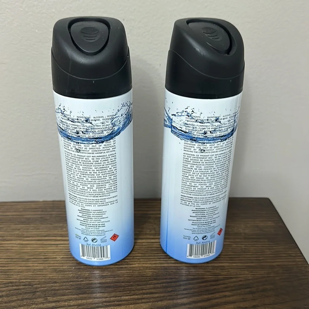NEW Bundle of 2 English Laundry Riviera Fragrance Body Spray
